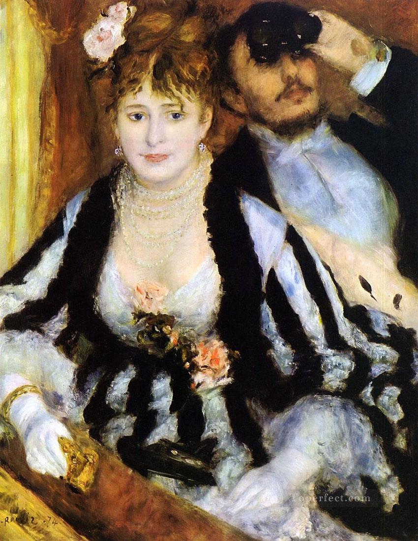 Maestro de La Loge Pierre Auguste Renoir Pintura al óleo